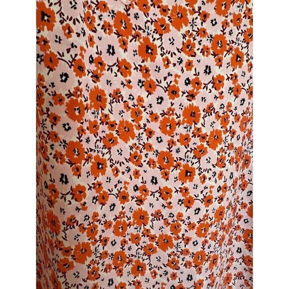 Mario Serrani Italy Women's Plus 2X Floral Blouse Top Boho - Picture 6 of 6